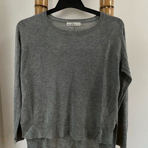 Zara grey knit sweater